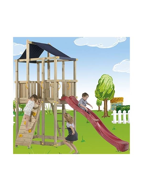 Набор для строительства детской площадки LOFT (крепежные изделия, скат, подробный проект выпилки)