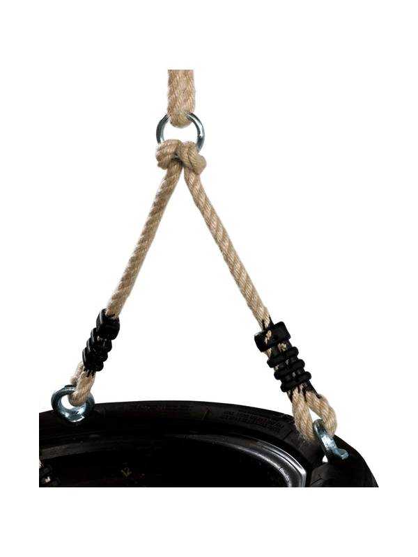 Детские качели из автопокрышек горизонтальные