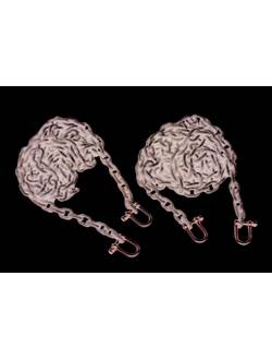 Цепь из оцинкованной стали к гибкому резиновому сиденью