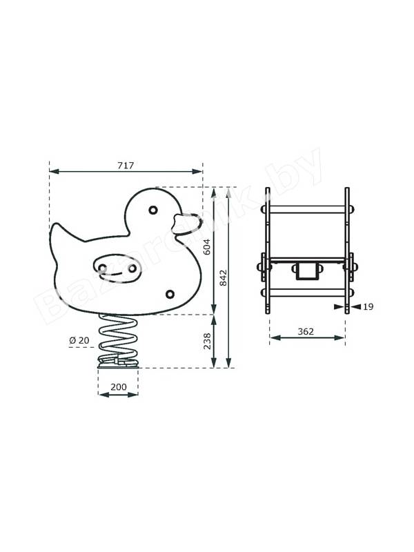 Качалка на пружине Royal