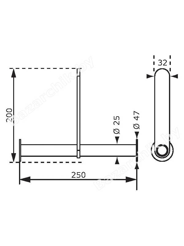 Ручка Т-образная для канатной дороги