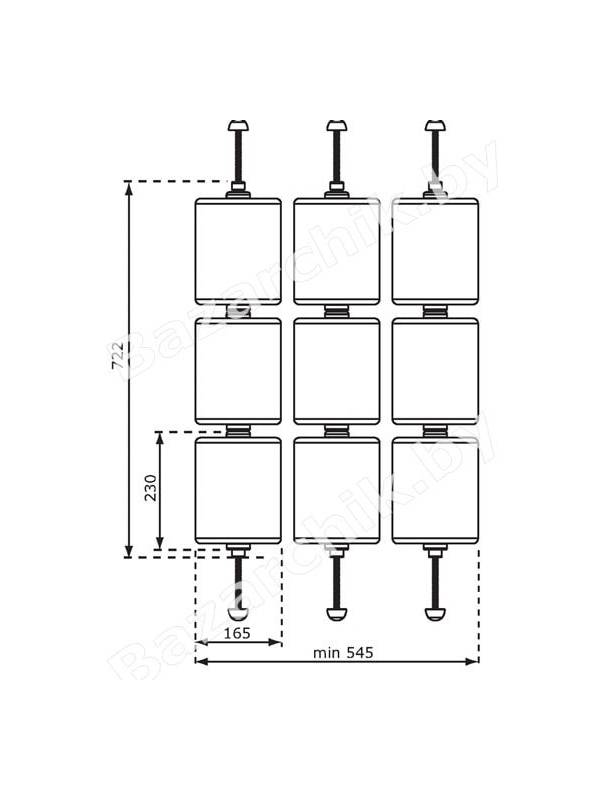 Бочонки для набора Крестики-нолики OXO-spinners KBT
