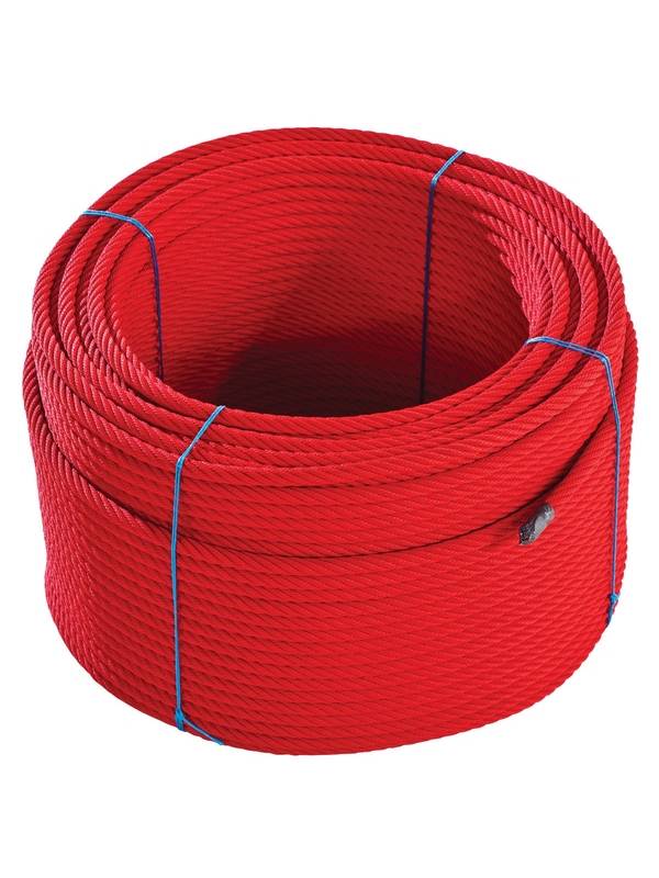 Канат армированный ( 16 мм) 220м красный