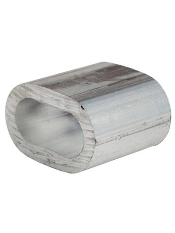 Гильза алюминиевая овальная обжимная