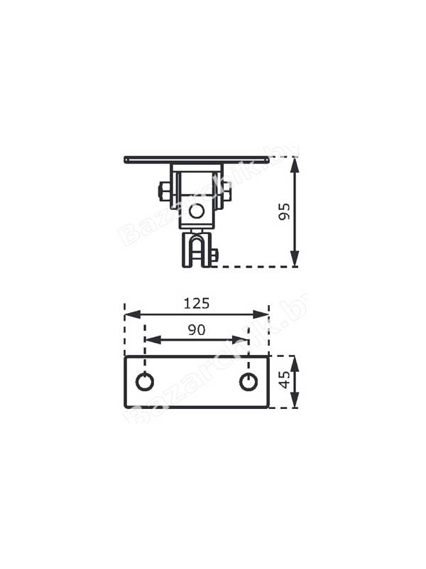 Подвес для качелей Premium KBT на плоской платформе