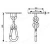 Подвес (карабин) для качелей KBT Indoor