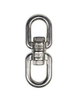 Вертлюг вращающийся закрытый (оцинкованная сталь)