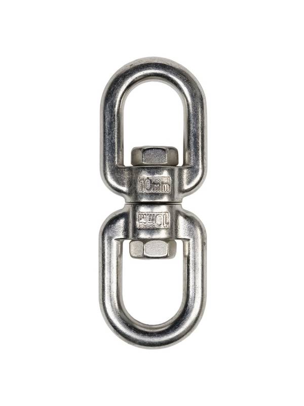 Вертлюг вращающийся закрытый (оцинкованная сталь)