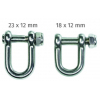 Скоба такелажная (нержавеющая сталь) 23х12 мм
