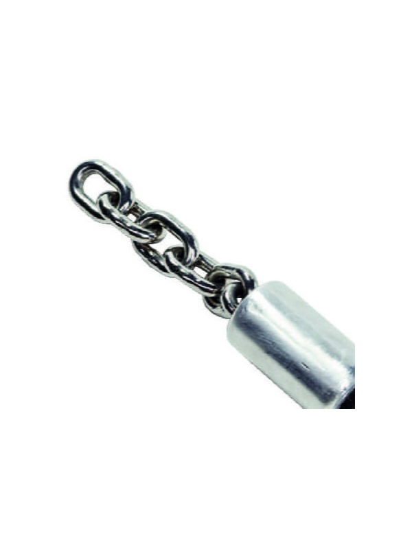 Цепь закрепленная 6 мм (нержавеющая сталь)