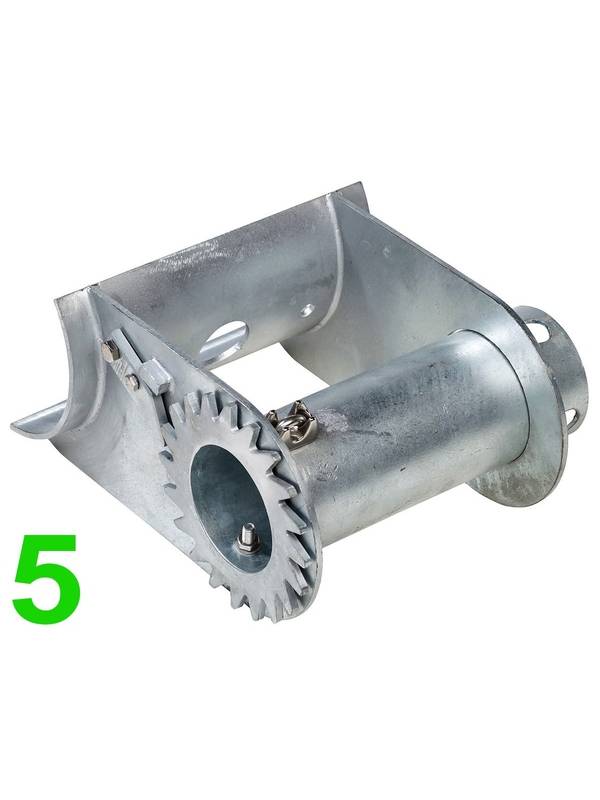 Устройство натяжения троса для канатной дороги (квадратный брус)