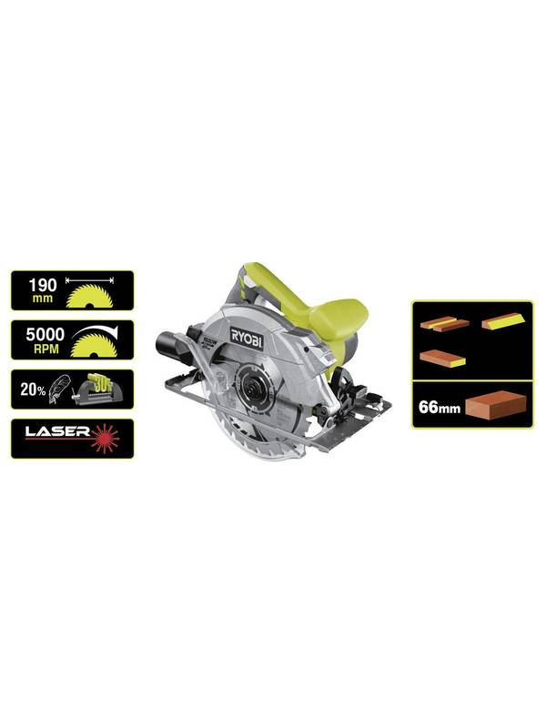 Пила циркулярная RYOBI RCS1600-K