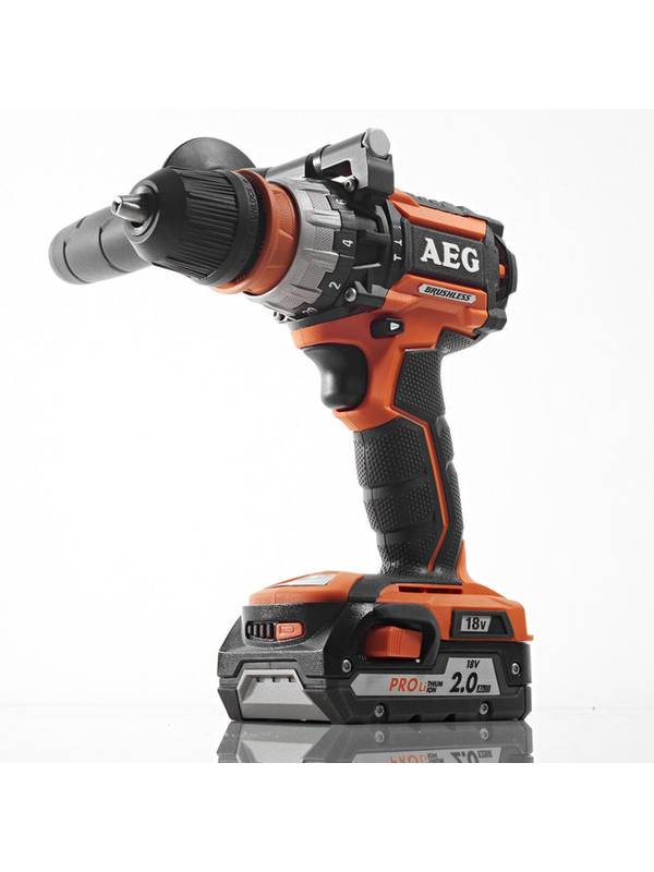Дрель-шуруповерт ударная аккумуляторная AEG BSB 18 CBL LI-202C