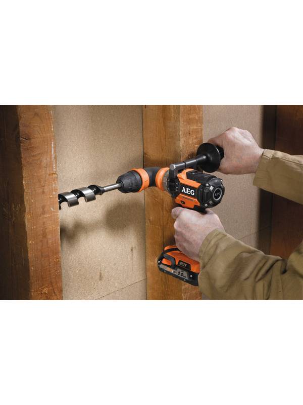 Дрель-шуруповерт ударная аккумуляторная AEG BSB 18 CBL LI-202C