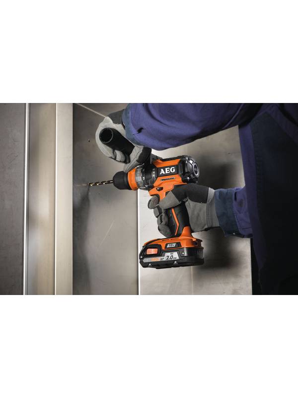 Дрель-шуруповерт ударная аккумуляторная AEG BSB 18 CBL LI-202C