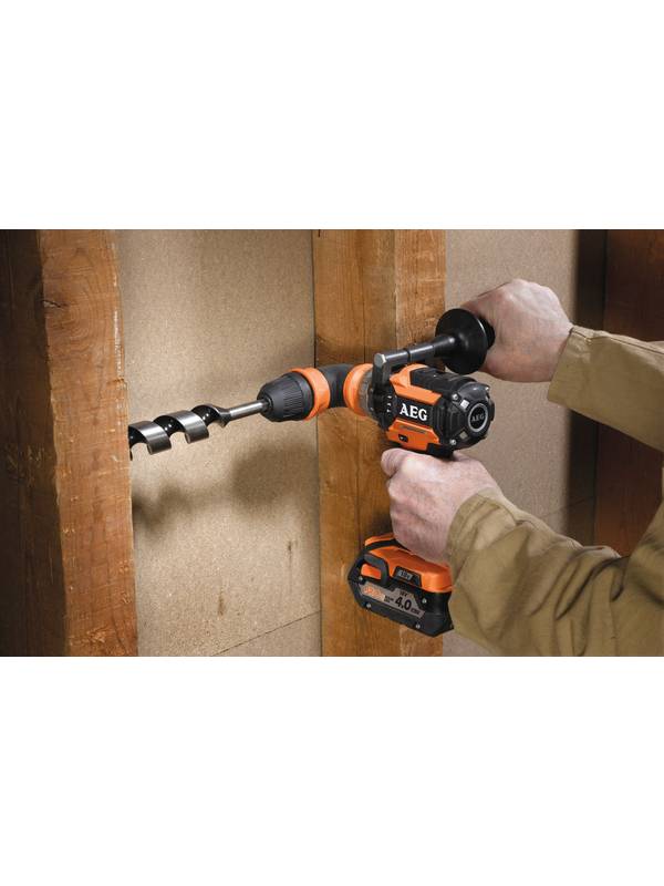 Дрель-шуруповерт ударная аккумуляторная AEG BSB 18 CBL LI-402C