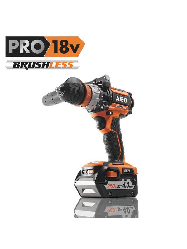 Дрель-шуруповерт ударная аккумуляторная AEG BSB 18 CBL LI-402C