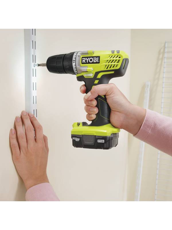 Дрель-шуруповерт аккумуляторная RYOBI R12SD-L13G
