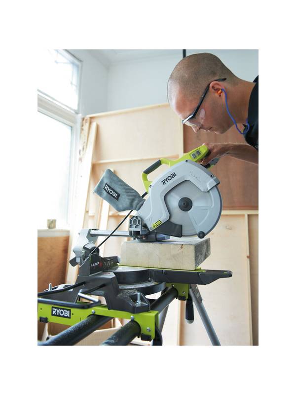 Пила торцовочная RYOBI EMS254L