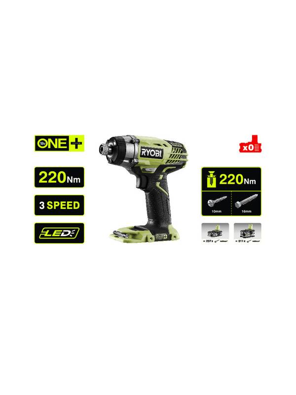 ONE + / Винтоверт RYOBI R18ID3-0 (без батареи)