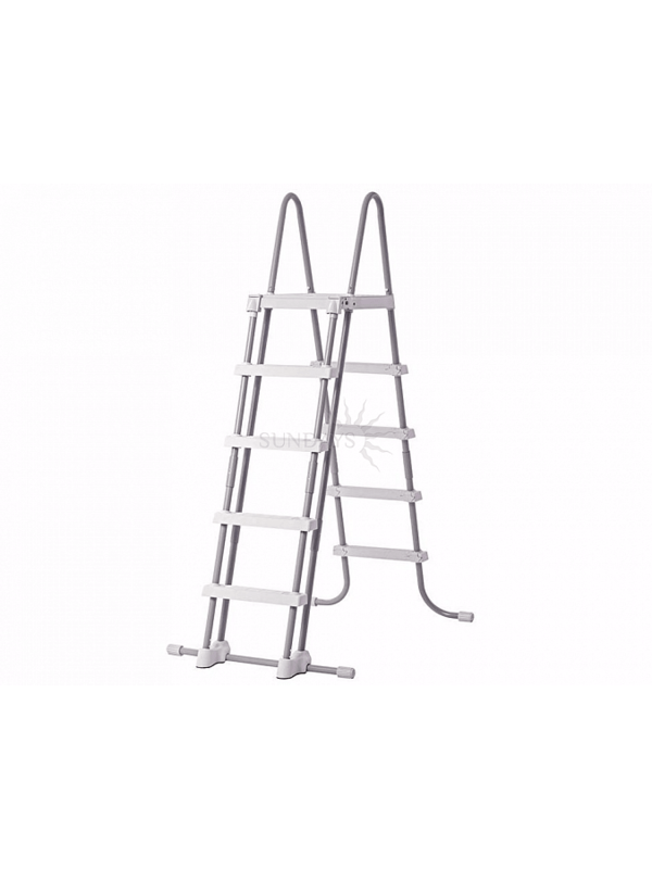 26332 Каркасный бассейн Ultra Frame 549х132см, Intex + песочный фильтр-насос 7900л\ч, лестница, тент, подстилка