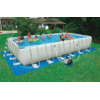 26352 Каркасный бассейн Ultra Frame 549х274х132см, Intex + песочный фильтр-насос 4500л\ч, лестница, тент, подстилка