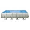 26352 Каркасный бассейн Ultra Frame 549х274х132см, Intex + песочный фильтр-насос 4500л\ч, лестница, тент, подстилка