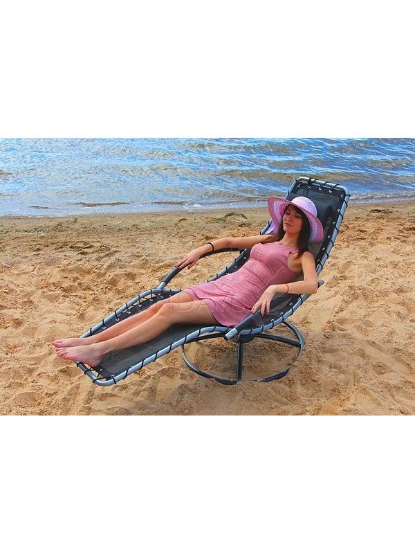 С11391/770541 шезлонг черный