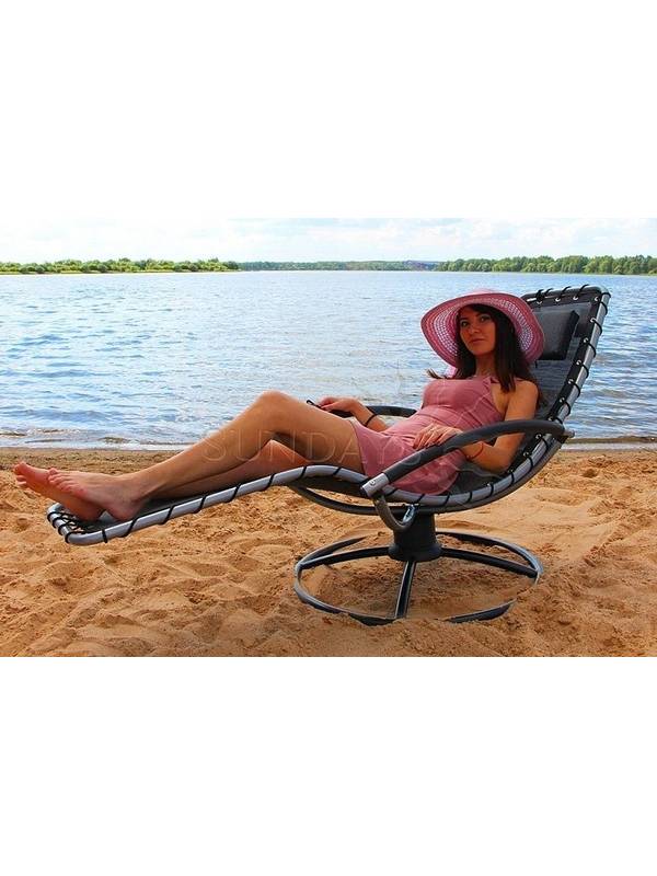 С11391/770541 шезлонг черный