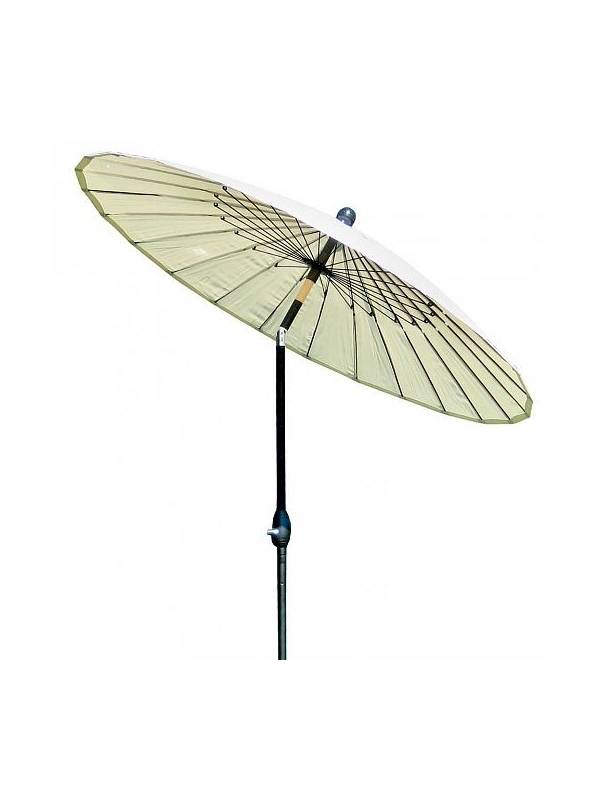 11811, Зонтик от солнца SHANGHAI D2,13m, с коленом для изгиба, алюминиевая стойка D38mm, 24 ребра D4,5mm; ткань покрытия: полиэстер; цвет: бежевый