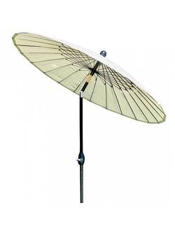 11811, Зонтик от солнца SHANGHAI D2,13m, с коленом для изгиба, алюминиевая стойка D38mm, 24 ребра D4,5mm; ткань покрытия: полиэстер; цвет: бежевый