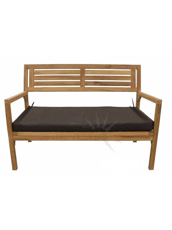 TIF-307/308/317 Комплект садовой мебели INDIA (1 диван, 2 кресла, 1 столик) Indoexim. Дерево: тик