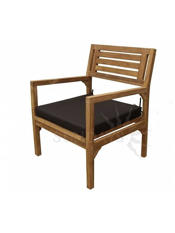 TIF-307/308/317 Комплект садовой мебели INDIA (1 диван, 2 кресла, 1 столик) Indoexim. Дерево: тик