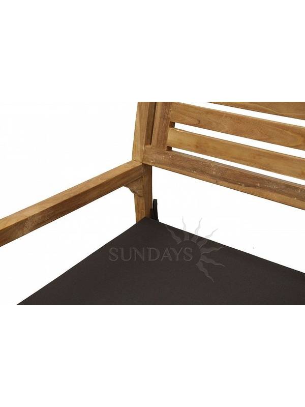 TIF-307/308/317 Комплект садовой мебели INDIA (1 диван, 2 кресла, 1 столик) Indoexim. Дерево: тик