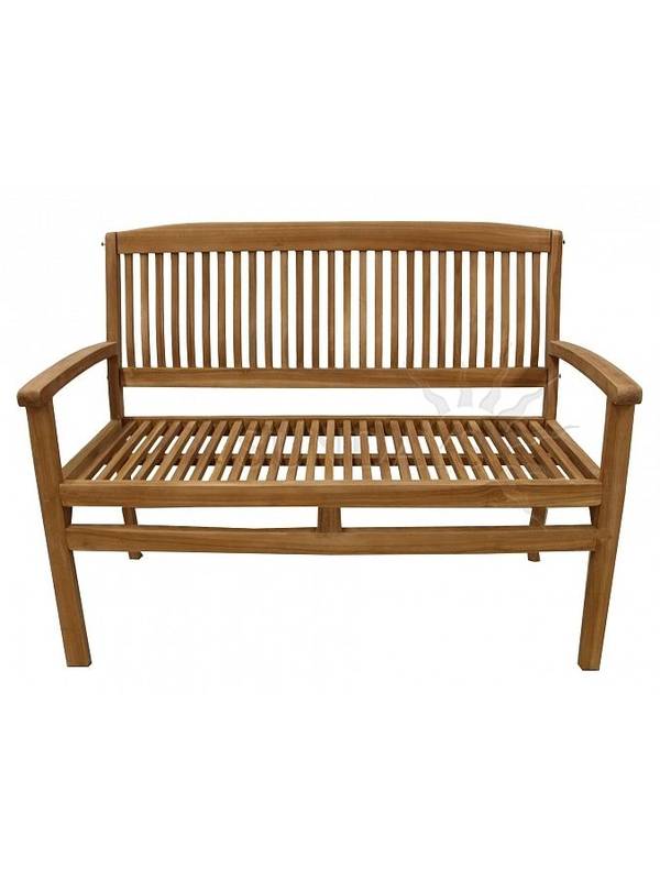 TGF-202 А Садовая скамья Sundays LOMBOK w 120 с подушкой, тик из Индонезии