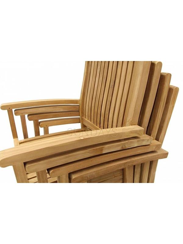 TGF-165/087/150 Комплект садовой мебели BALI (стол 150*90, скамья 120см, 2 кресла) Indoexim. Дерево: тик