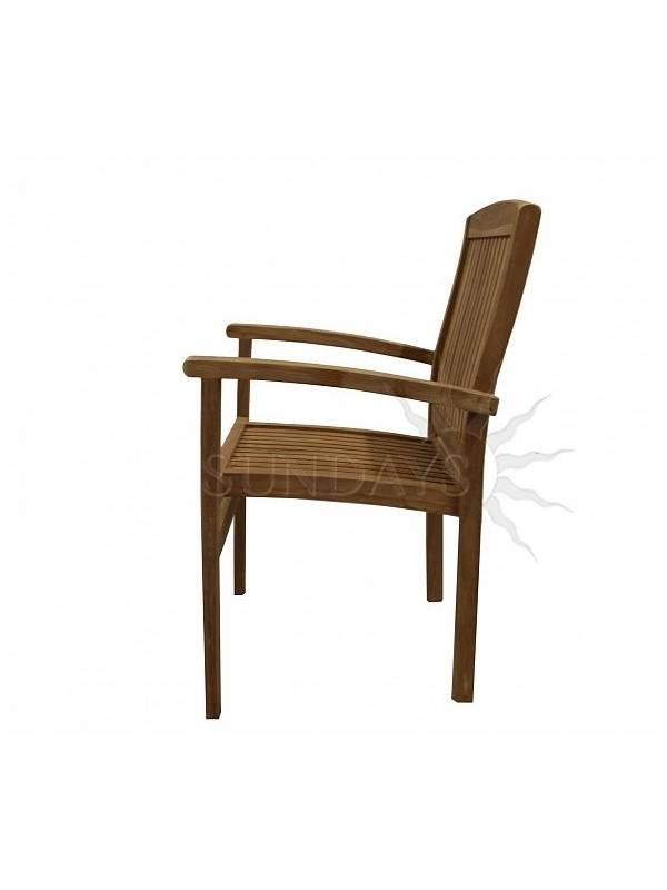 TGF-165/087/150 Комплект садовой мебели BALI (стол 150*90, скамья 120см, 2 кресла) Indoexim. Дерево: тик