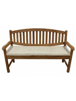 TGF-029 А Садовая скамья с подушкой LION 120см Indoexim, дерево тик