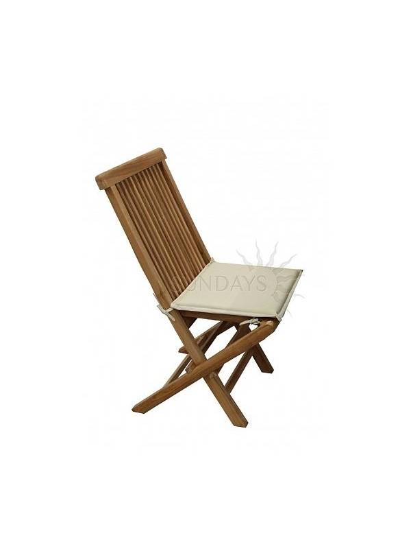 TGF-037/001SC Комплект садовой мебели OCTAGONAL COMFORT (4 стула, только сидение) Indoexim. Дерево: тик