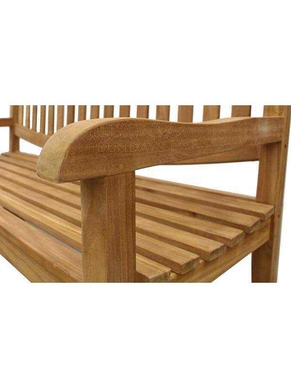 TGF-029 B Садовая скамья с подушкой LION 150см Indoexim, дерево тик