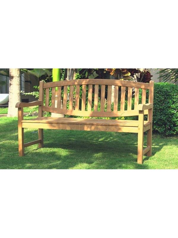 TGF-029 B Садовая скамья с подушкой LION 150см Indoexim, дерево тик