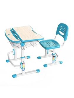 Детский комплект мебели Sundays C302-B, голубой (парта+стул)