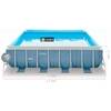 28766 Каркасный бассейн Prism Frame 488х488х122смIntex +фильтр-насос, лестница, тент, подстилка