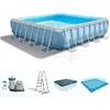 28766 Каркасный бассейн Prism Frame 488х488х122смIntex +фильтр-насос, лестница, тент, подстилка
