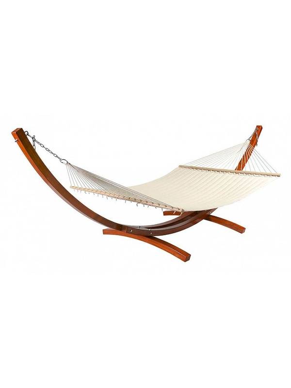 Комплект 022C стойка для гамака, материал дерево с 76012 гамаком