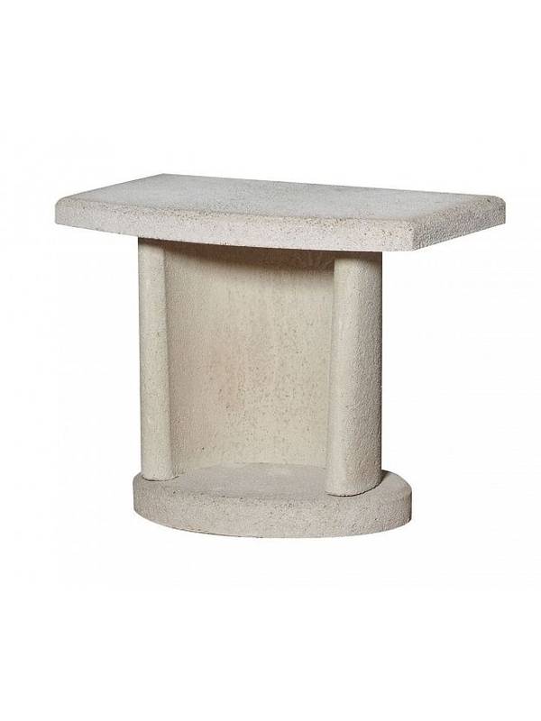 Боковой столик для барбекю Buschbeck, цвет белый