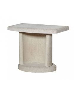 Боковой столик для барбекю Buschbeck, цвет белый