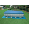 26362 Каркасный бассейн Ultra Frame 732х366х132см, Intex + песочный фильтр-насос 7900л\ч, лестница, тент, подстилка