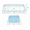 26776 Каркасный бассейн Prism Frame 400х200х100см, Intex + фильтр-насос 2006л\ч, лестница