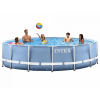 26728 Каркасный бассейн Prism Frame 457х84см, Intex + фильтр-насос 2006л\ч, лестница, тент, подстилка